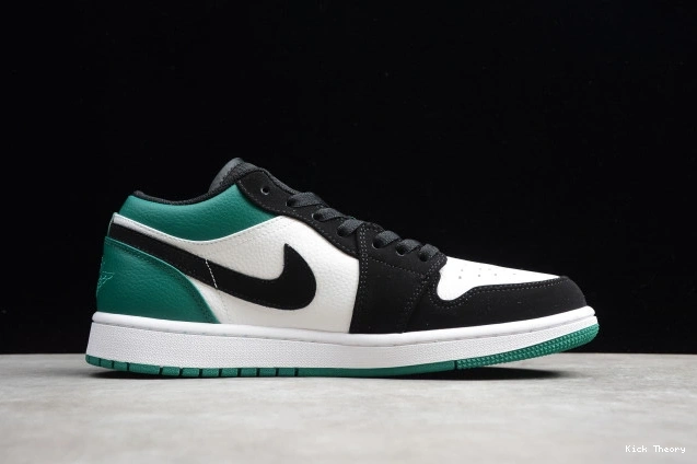 Kicked Out Shoe Store Mystic 1 Low Jordan Black White Green Air 553558-113 0804